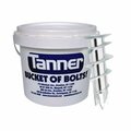 Tanner Zinc Zip-It One Piece Self Drilling Wallboard Anchors, 3/8in to 1in Wall, Zamac Alloy TB-491